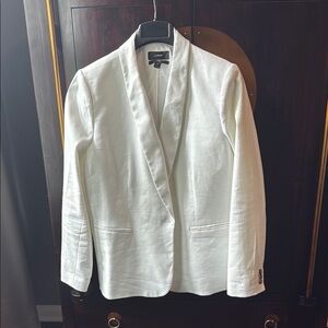 J. Crew White Linen Parke Blazer
